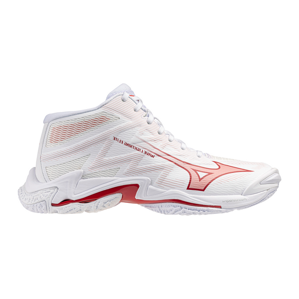 SCARPE VOLLEY DONNA PALLAVOLO MIZUNO WAVE LIGHTING ELITE MID BIANCA