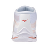 SCARPE VOLLEY DONNA PALLAVOLO MIZUNO WAVE LIGHTING PRO MID BIANCA