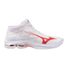 SCARPE VOLLEY DONNA PALLAVOLO MIZUNO WAVE LIGHTING PRO MID BIANCA