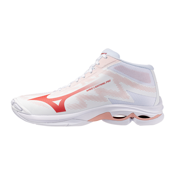 SCARPE VOLLEY DONNA PALLAVOLO MIZUNO WAVE LIGHTING PRO MID BIANCA