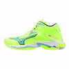 SCARPE VOLLEY DONNA PALLAVOLO MIZUNO WAVE LIGHTING Z8 MID GIALLE FLUO