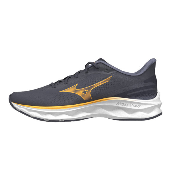 MIZUNO WAVE SERENE SCARPE RUNNING UOMO PALESTRA RUN GRIGIO GIALLO
