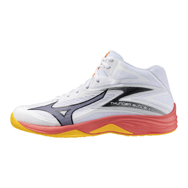 SCARPE VOLLEY MIZUNO WAVE THUNDER BLADE Z MID SCARPA PALLAVOLO BIANCA