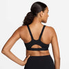 TOP REGGISENO SPORTIVO NIKE PRO AIR WOMAN BRA DRI-FIT FITNESS WOD NERO