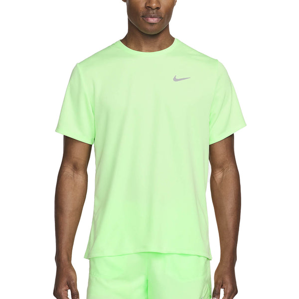 T SHIRT NIKE DRY-FIT RUN MAGLIA UOMO MAN TEE RUNNING LIME