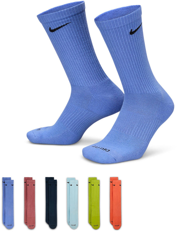 CALZE NIKE EVERYDAY PLUS SOCKS CALZA SPORT 6 PAIA COLORATE