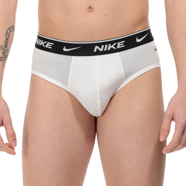 SLIP MUTANDE INTIMO NIKE PRO 3 PAIA SHORT MAN UOMO BIANCO NERO