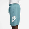 SHORT NIKE PANTA CORTO UOMO BERMUDA TRAINING FITNESS AZZURRO