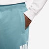 SHORT NIKE PANTA CORTO UOMO BERMUDA TRAINING FITNESS AZZURRO