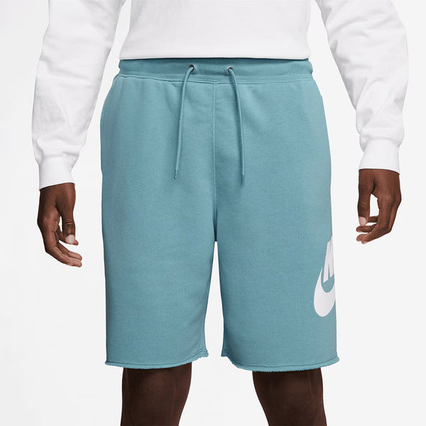 SHORT NIKE PANTA CORTO UOMO BERMUDA TRAINING FITNESS AZZURRO