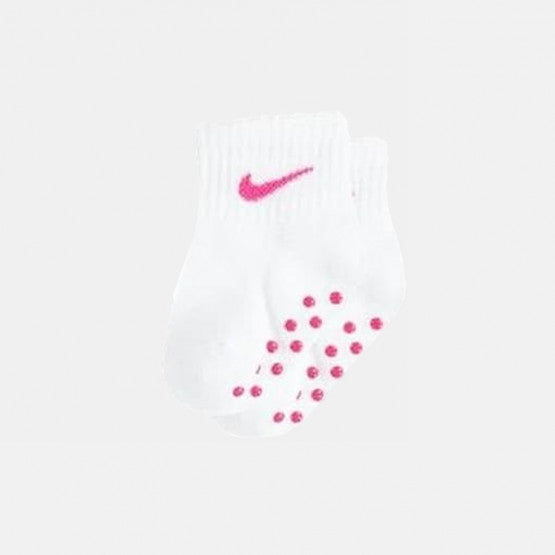 CALZE NIKE 3 PAIA BIMBO BIMBA RUNNING TRAINING FITNESS SOCKS BIANCA ROSA FUXIA