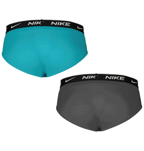 SLIP MUTANDE INTIMO NIKE PRO 2 PAIA SHORT MAN UOMO AZZURRO GRIGIO