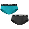 SLIP MUTANDE INTIMO NIKE PRO 2 PAIA SHORT MAN UOMO AZZURRO GRIGIO