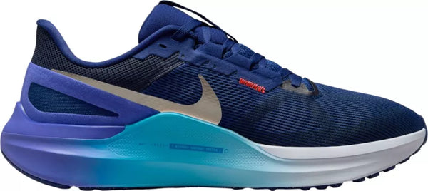 SCARPE NIKE AIR ZOOM STRUCTURE 25 UOMO RUNNING RUN PALESTRA BLU