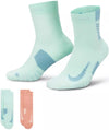 CALZE NIKE 2PAIA COPPIA RUNNING FITNESS SOCKS
