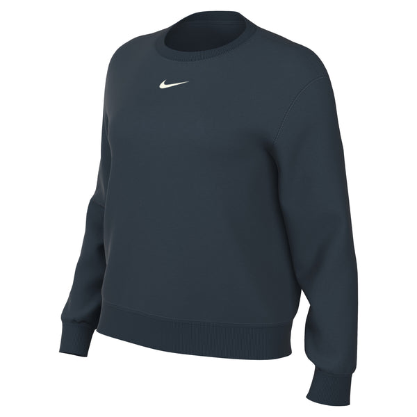 NIKE WOMEN'S BLACK SWEATSHIRT CREW NECK WOMAN SPORTWEAR TRACKSUIT 