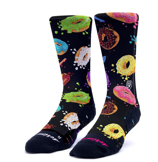 CALZE SCRIMMAGE CROSSFIT SOCKS PADLE BASKET RUNNING DONUTS CIAMBELLE