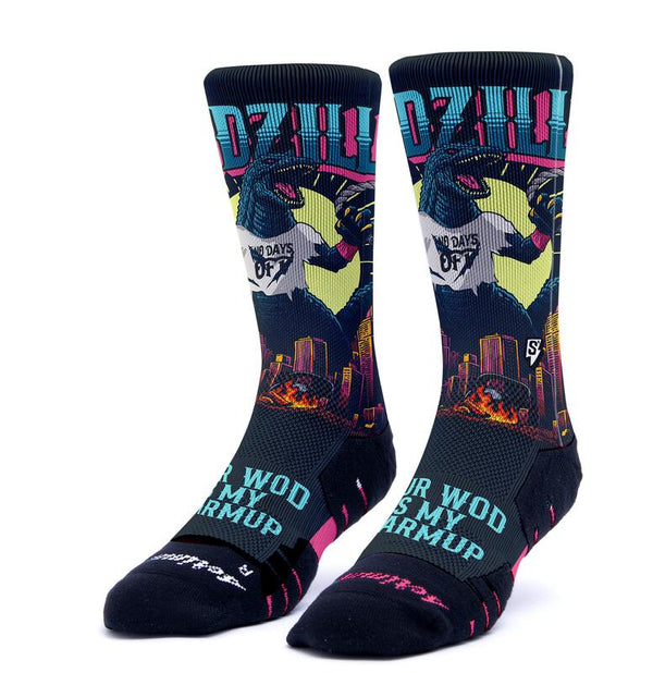 CALZE SCRIMMAGE CROSSFIT SOCKS PADLE BASKET RUNNING WODZILLA