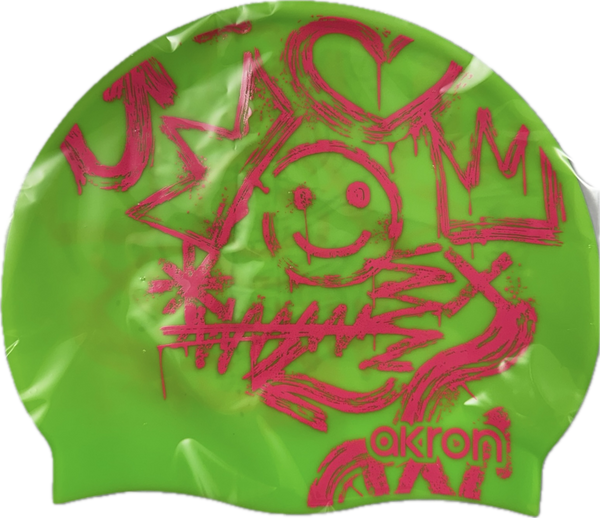 CUFFIA PISCINA AKRON SILICONE SWIM CAP BE WATER CUFFIE NUOTO RAGGY