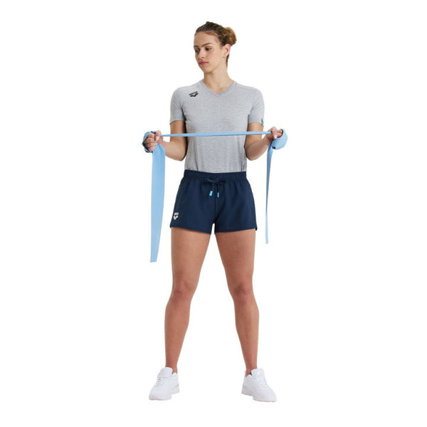 PANTALONCINI ARENA ITALIA BLU BERMUDA PANEL NUOTO DONNA PISCINA