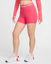 SHORTS NIKE PRO WOMAN PANTALONCINO CORTO PALESTRA DONNA ROSA