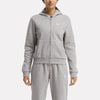 FELPA DONNA CAPPUCCIO REEBOK TRAINING HOODIE TUTA NERA o GRIGIA