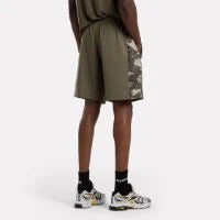 SHORT PANTA CORTO UOMO REEBOK SHORTS SPORTIVI CON STAMPA CAMOUFLAGE