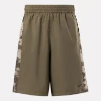 SHORT PANTA CORTO UOMO REEBOK SHORTS SPORTIVI CON STAMPA CAMOUFLAGE