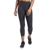 REEBOK WOMEN LEGGINGS PINOCCHIETTO TRE QUARTI NERO PALESTRA