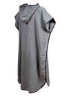 ARENA PONCHO PISCINA ASCIUGAMANO HOODED JADE ACCAPPATOIO GRIGIO