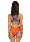 COSTUME ARENA DONNA ONE BIG LOGO COSTUME INTERO PISCINA ARANCIO