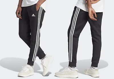 PANTALONE UOMO ADIDAS PANTA FELPA TUTA PALESTRA JOGGERS NERO