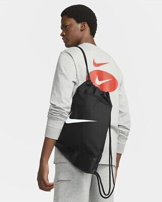 SACCA CON LACCETTI NIKE HERITAGE BORSA 13 LITRI NERA PALESTRA