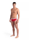 COSTUME ARENA UOMO ALTO NUOTO PISCINA SWIM BRIEFS ICONS TRUNK ROSSO