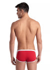 COSTUME ARENA UOMO ALTO NUOTO PISCINA SWIM BRIEFS ICONS TRUNK ROSSO