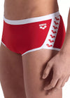 COSTUME ARENA UOMO ALTO NUOTO PISCINA SWIM BRIEFS ICONS TRUNK ROSSO