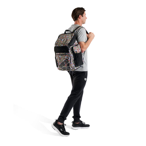 ZAINO ARENA BORSA PISCINA NUOTO BACKPACK ONE GO 45 LITRI FUN SKULLS
