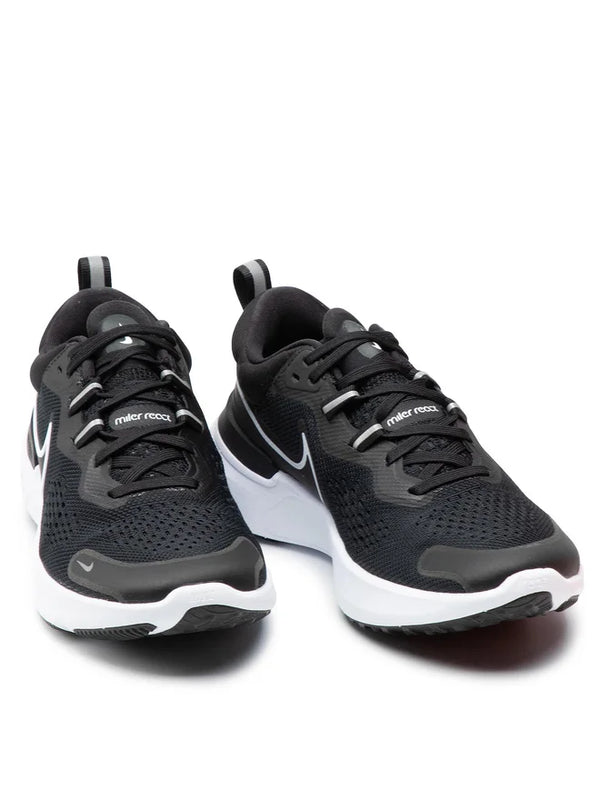 SCARPE NIKE RUNNING PALESTRA REACT MILER 2 RUNNER WALKING NERA BIANCA