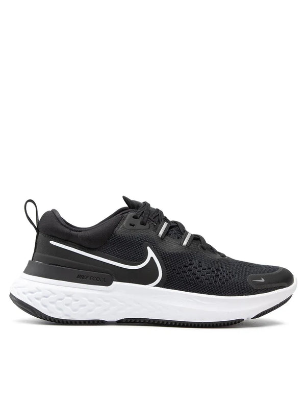 SCARPE NIKE RUNNING PALESTRA REACT MILER 2 RUNNER WALKING NERA BIANCA