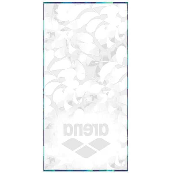 TELO ARENA PISCINA MARE 160 x 80 CM PALESTRA SPUGNA TOWEL GYM BLU FANTASIA FOGLIA