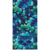 TELO ARENA PISCINA MARE 160 x 80 CM PALESTRA SPUGNA TOWEL GYM BLU FANTASIA FOGLIA