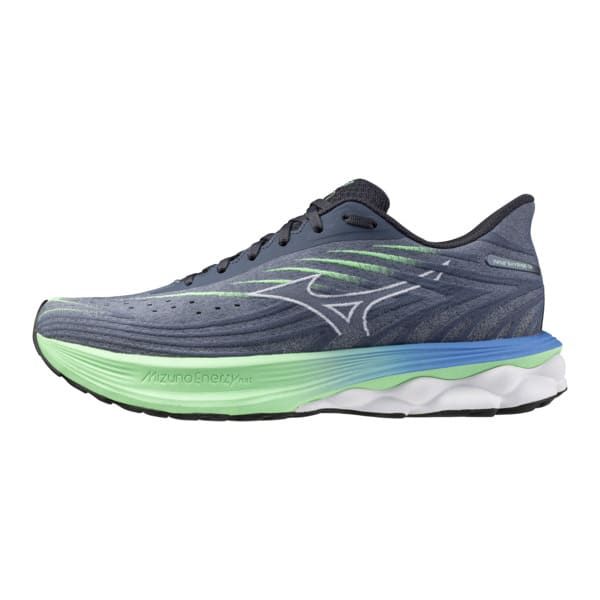 SCARPE RUNNING MIZUNO WAVE SKYRISE 6 SCARPA CORSA UOMO GRIGIA VERDE