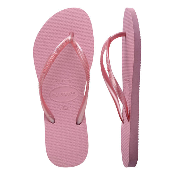 INFRADITO HAVAIANAS DONNA MARE PISCINA NUOTO SLIM LOGO ROSA