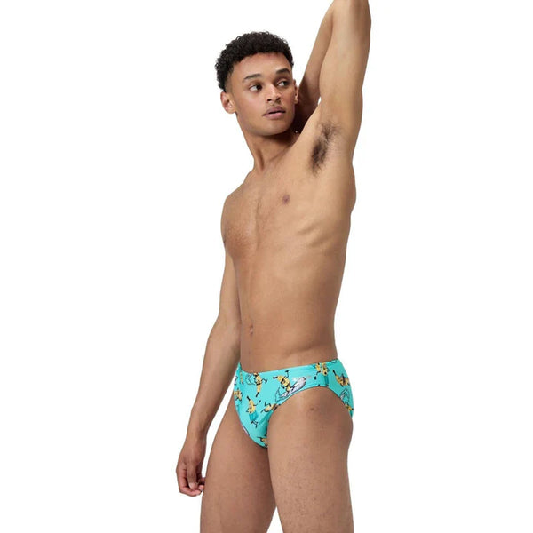 COSTUME SPEEDO UOMO SLIP SWIM BRIEFS ALLOVER NUOTO PISCINA 5CM