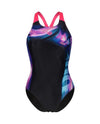 COSTUME ARENA DONNA INTERO PISCINA DREAMHLINE NUOTO BLU