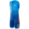 BODY SYNERGY TUTA TRIATHLON UOMO SMANICATA  AZZURRA