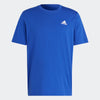 T-SHIRT ADIDAS UOMO MAGLIA HERREN TRAINING FITNESS SPORT COTONE BLU