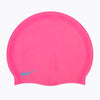 CUFFIA PISCINA NUOTO NIKE SWIM CAP SILICONE BIG SWOOSH FUXIA