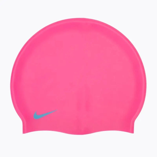 CUFFIA PISCINA NUOTO NIKE SWIM CAP SILICONE BIG SWOOSH FUXIA