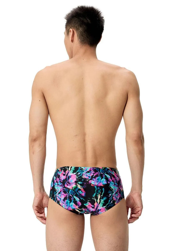 COSTUME SPEEDO UOMO TRUNK NUOTO PISCINA ML PRINTED END+ 13,5 CM NERO VIOLA FANTASIA